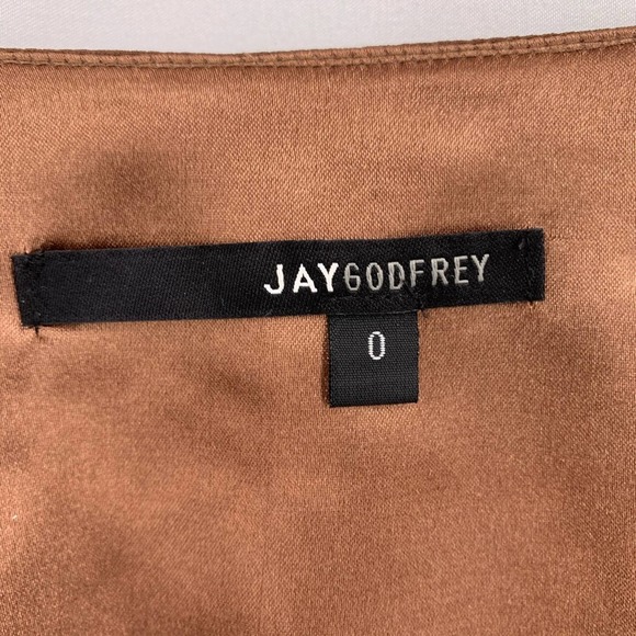 JAYGODFREY Chocolate Wrap Mini Dress - Picture 6 of 6